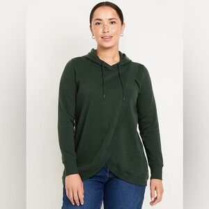 Maternity Cross-Front Nursing Hoodie